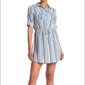 Streetwear Society Button Down Striped Dress